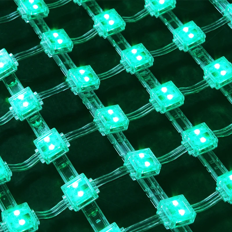 DMX Outdoor LED Square Shape light product DMX512 led pixel light led mesh screen stage lighting