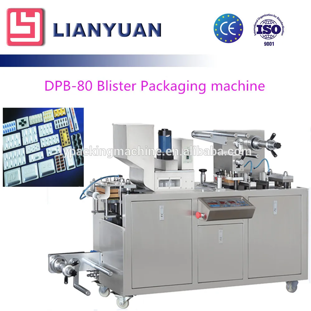 DPP-80 Automatic Pill Blister Packaging Machine For Sale