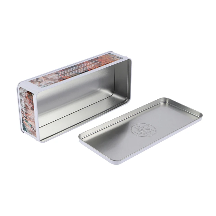 Tinplate Metal Packaging Big Empty Cookie Tins Packaging Food Can Cookies Tin Box