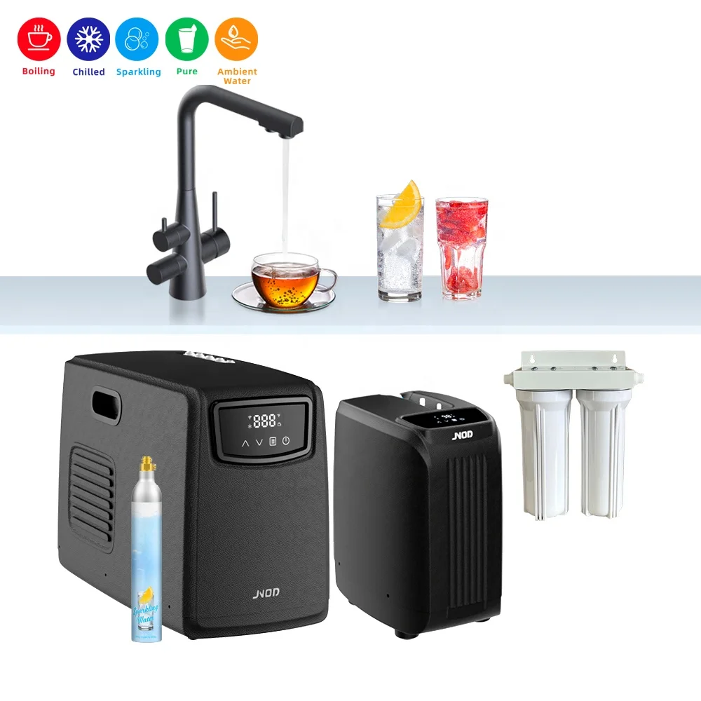 5 в 1 под прилавком охладитель воды кипящий кран Горячая Охлажденная и сверкающая все одном газированная горячая холодная вода