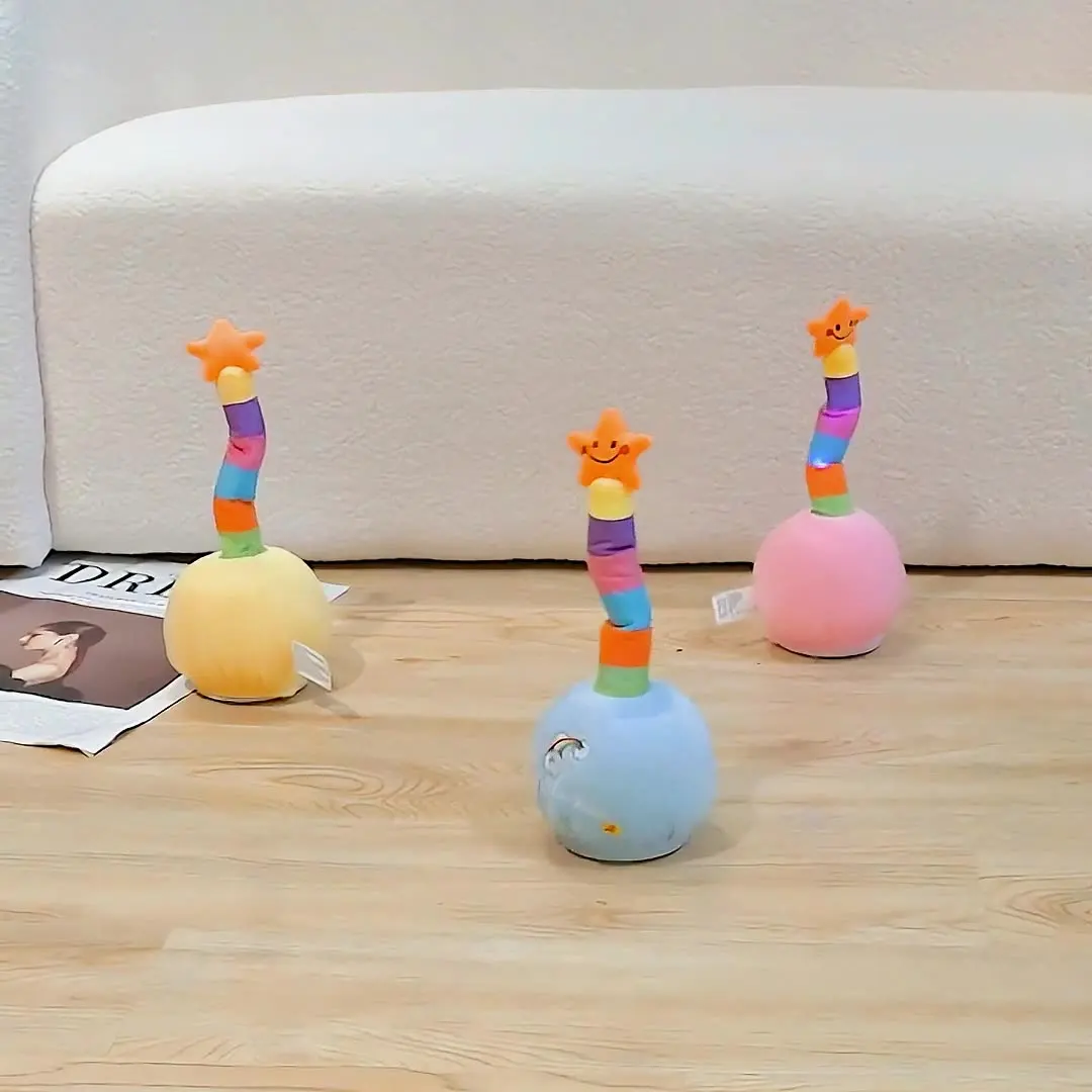 Customized baby Electric Dancing Plush Toy plush toys plush padded stacking ring cotton stacker set toys educational for kids