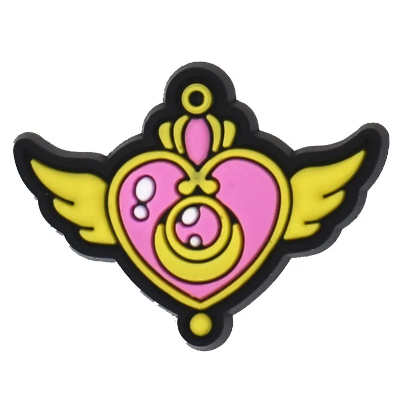 2024 Factory Customized Design Sailor Moon Cartoon clog Fashion PVC soft custom Shoe Charms Accessories for Shoes designer charms