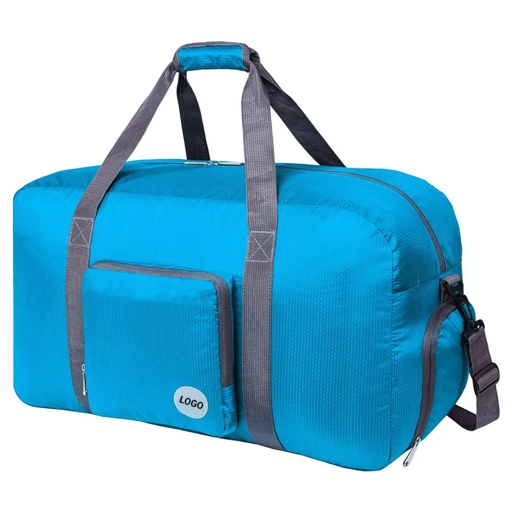 Custom lightweight travel bag foldable duffle sports gym bag luggage duffel bag
