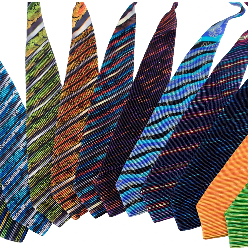 Брендовый Новый галстук с цифровой печатью на заказ, Шелковый драпированный галстук высокого качества