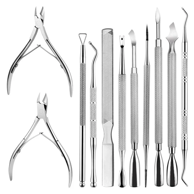 stainless steel manicure tools kit Professional manicure manicure and pedicure tools set
