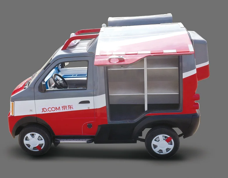 Geely cargo delivery van 80km/h 13kw motor electric mobile food car for sale eec l7e electric vehicle pickup truck