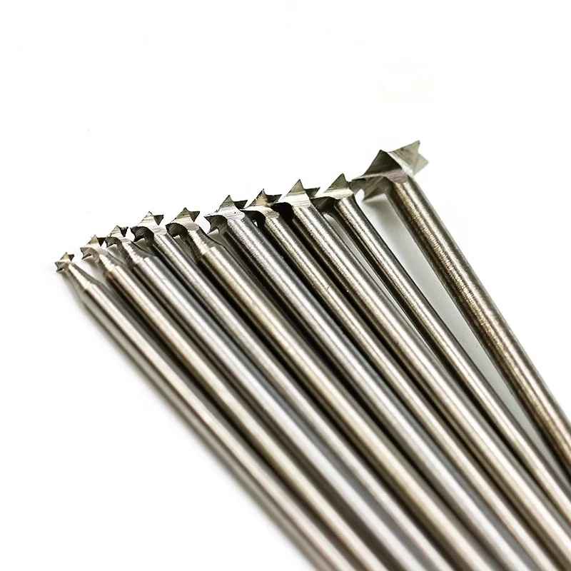 Five-pointed star woodworking electric carving knife Dremel Rotary Tool HSS drill bit
