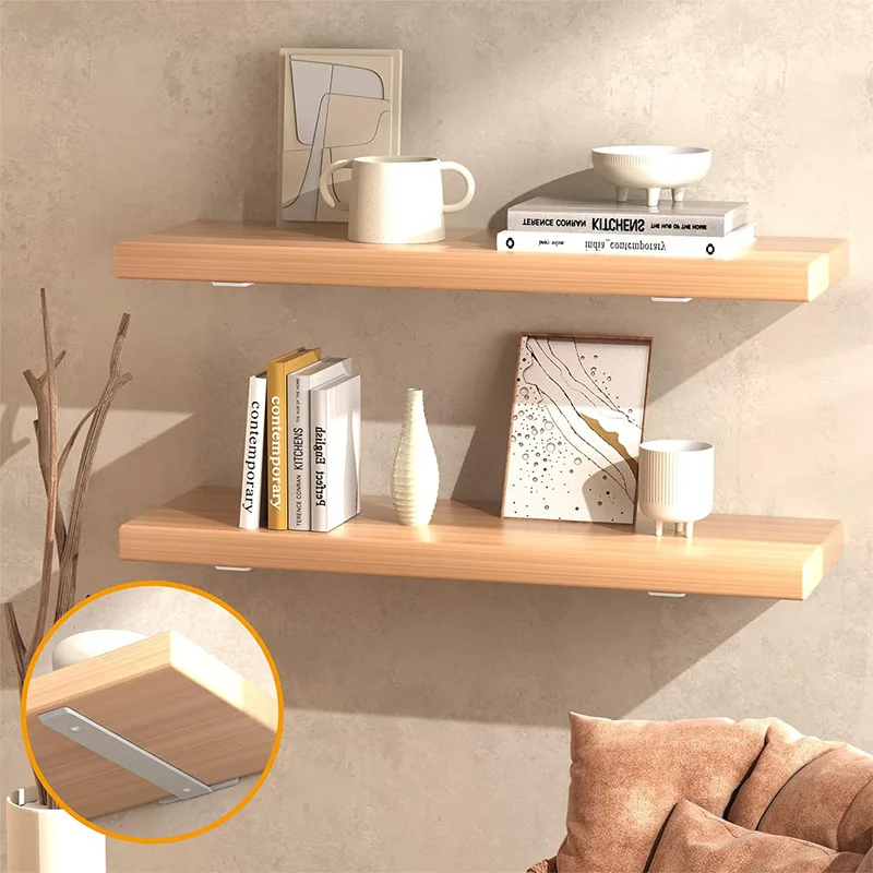 Gold L Shape Metal Shelf Strut Bracket Floating Shelf Wall Bracket