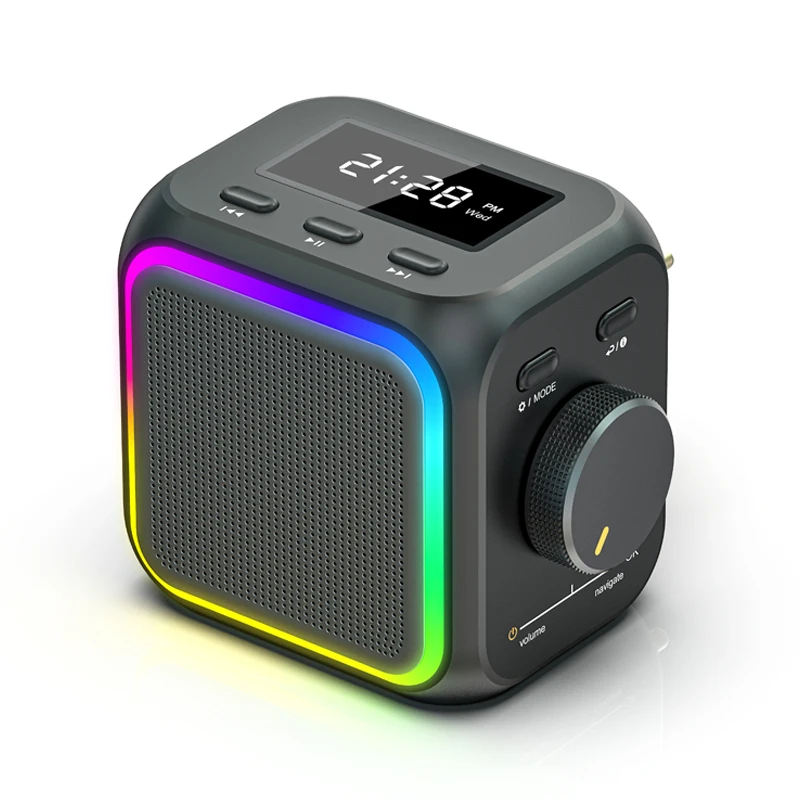 OEM ODM Factory Customization Gift Speaker Environmental Protection Wooden Mini Wireless Speaker