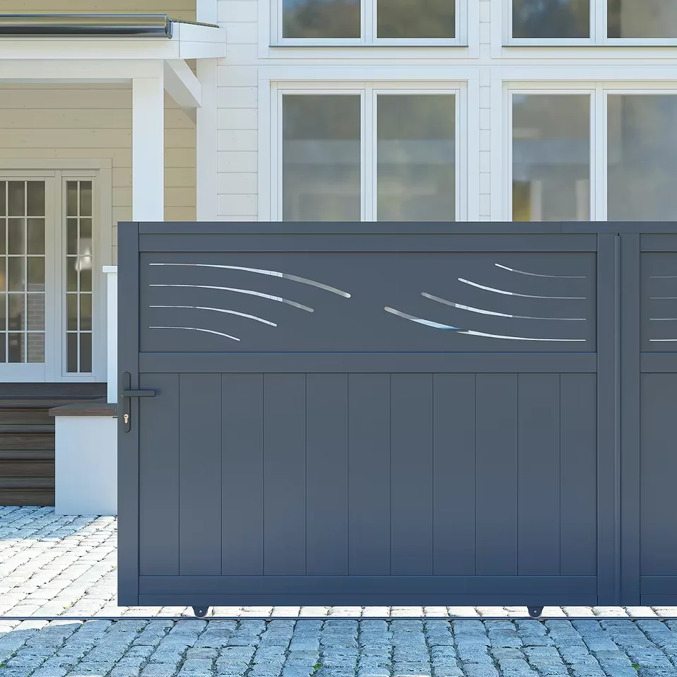 telescopic retractable sliding gate