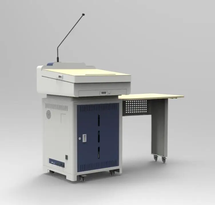 Digital Lectern/podiums For classroom lecture hall Credible Quality Advertising Digital Lectern with side computer table