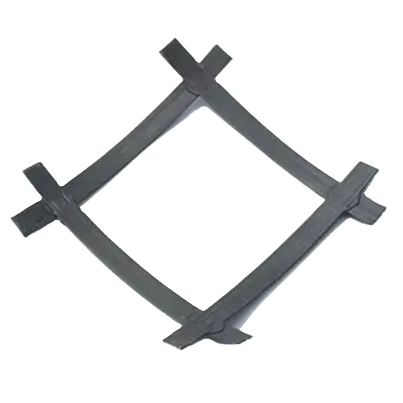 High Tensile Strength Steel-plastic Geogrid for Highway and Railway Construction