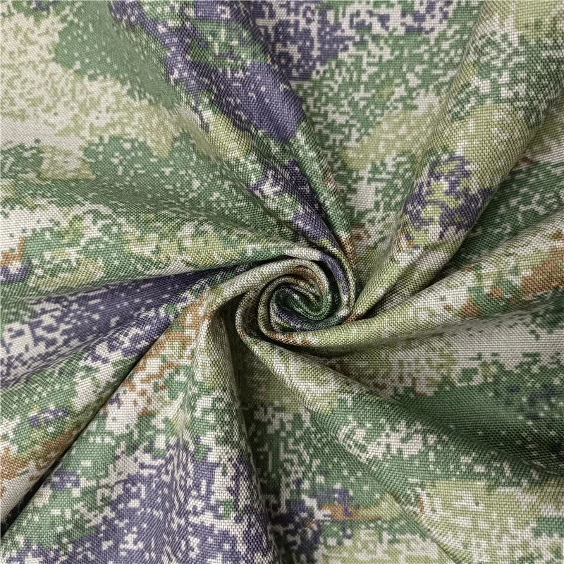 Nylon Fabric High Quality Flame Retardant Waterproof Woven Digital Print Camouflage Fabric for Outdoor Bag Tent