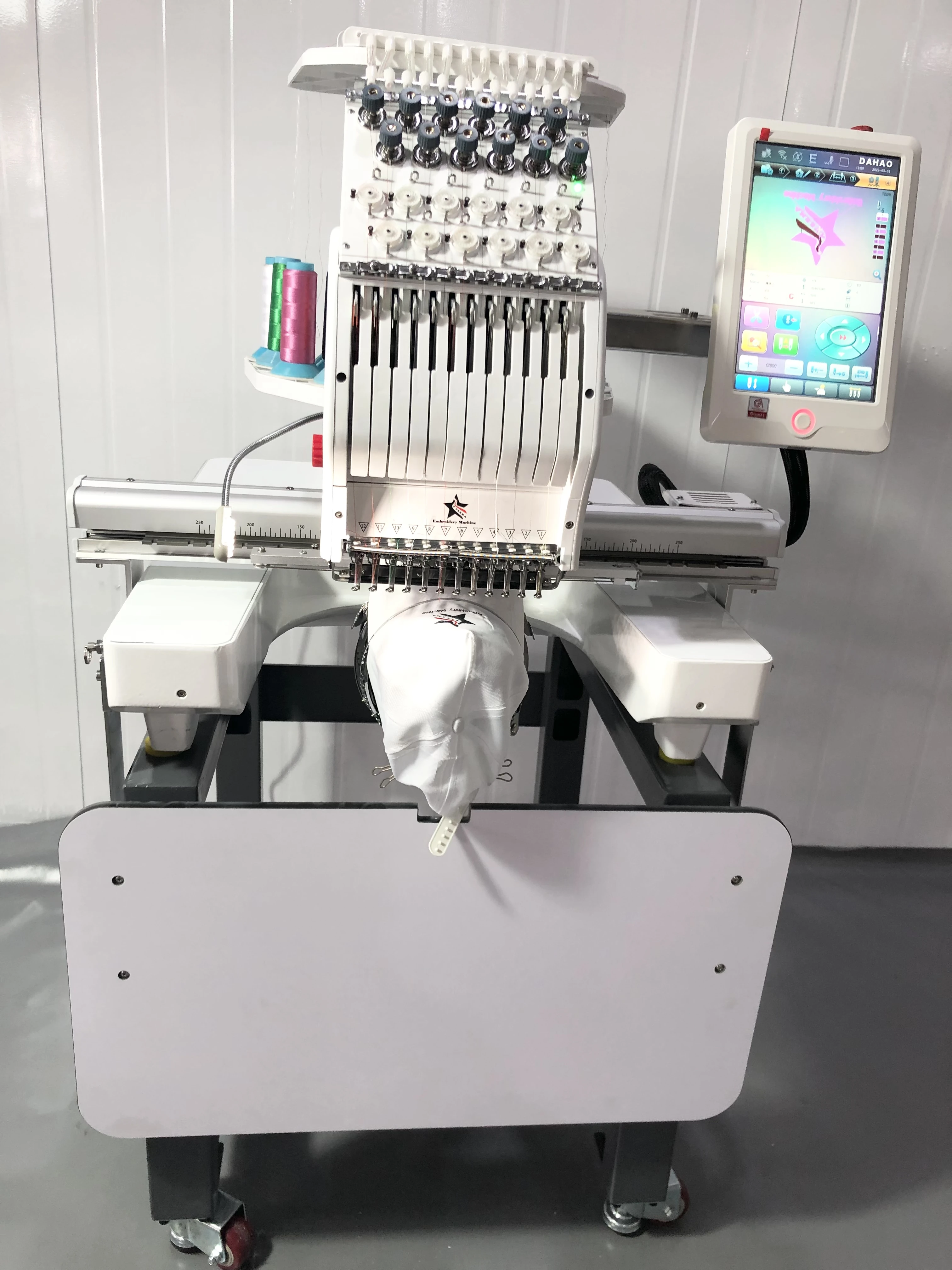 Big sale!latest computerized embroidery machines high quality speed single head lifetime services  EM-1010/TC-1501/SWD