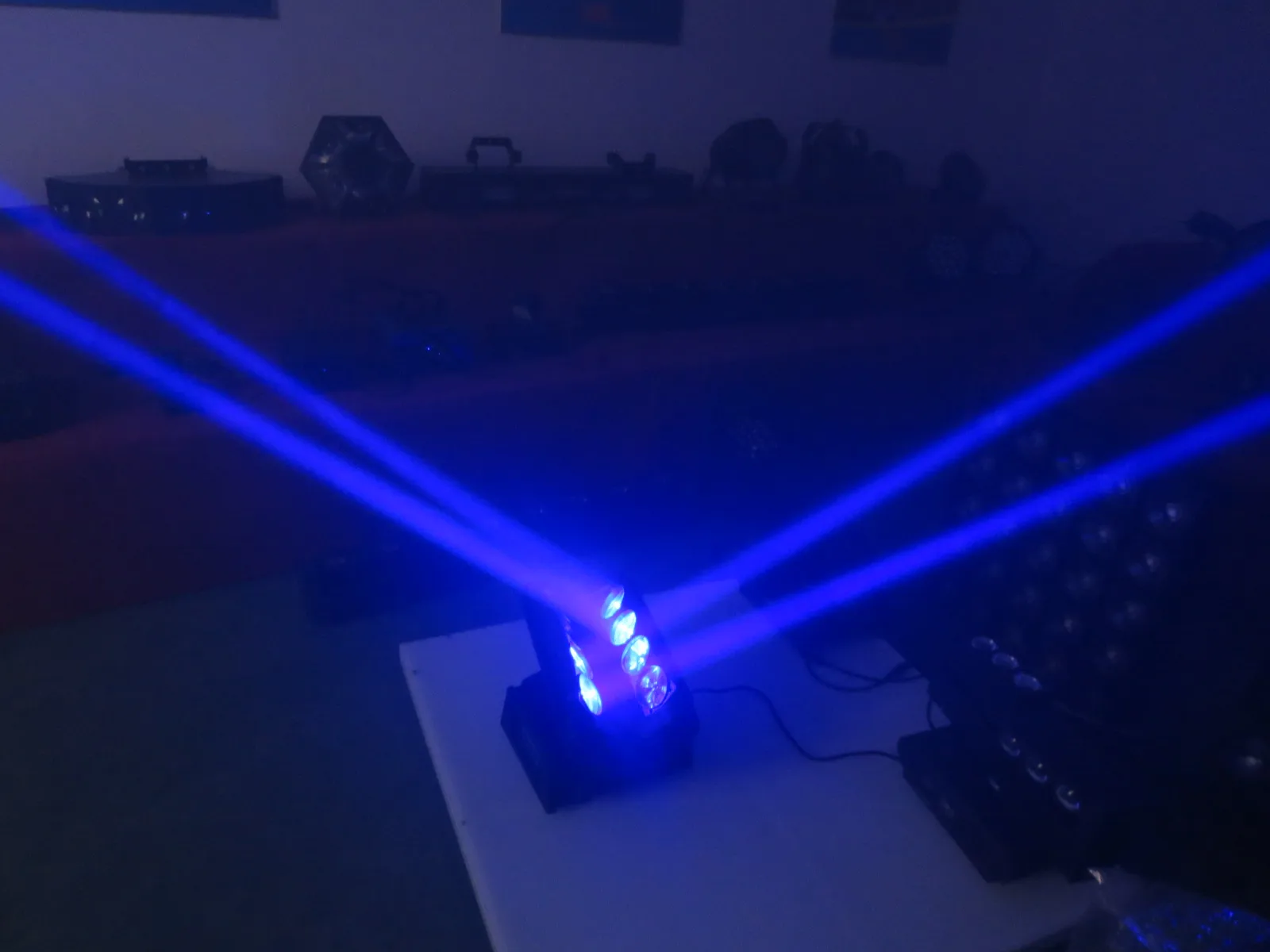 Colorful Rotation Beam Led Moving Head 4 in1 Rgbw 8x12w Spider DJ Stage Effect Party Club Light