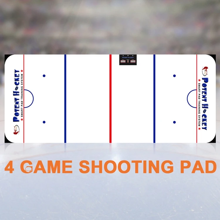 Широко используемый коврик для хоккея высшего качества для семейного помещения, 4 игровых стрельбы, мягкий коврик