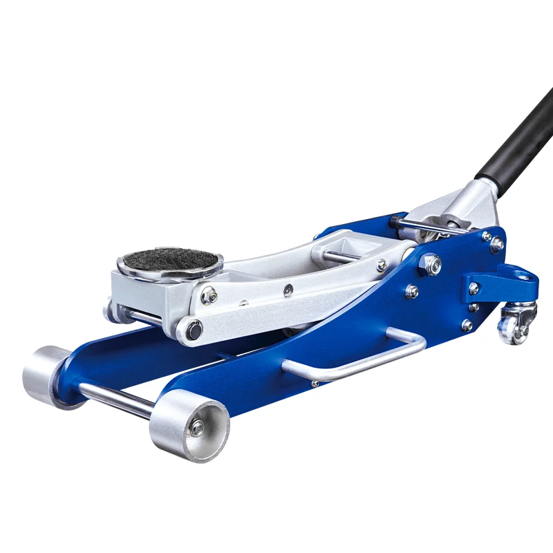 
2.5tons aluminum Horizontal jack racing speed twin pump 