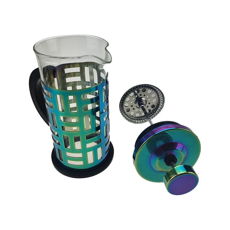 Heat-resistant High Borosilicate Glass Stainless Coffee French Press