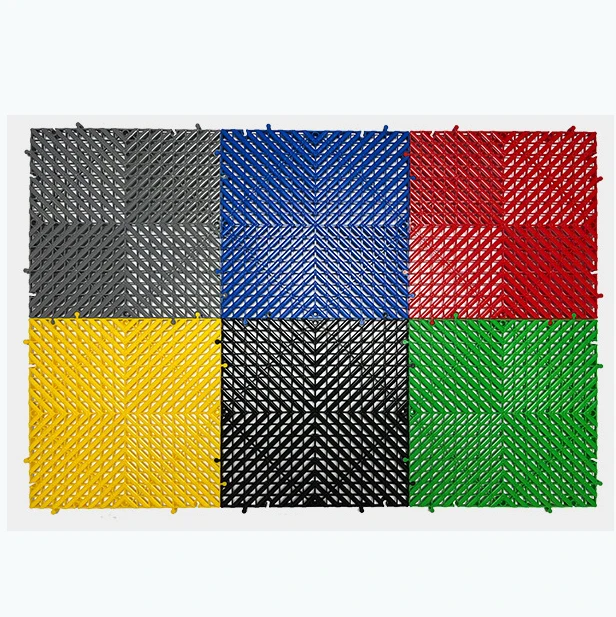 Anti-Slip High Quality Protection Mats Portable Tent Interlocking Plastic Flooring for Garage Car Wash Room Floor Tiles