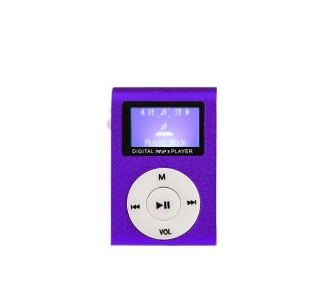 Лидер продаж высококачественный MP3-плеер со слотом для TF-карты и ЖК-экраном металлический