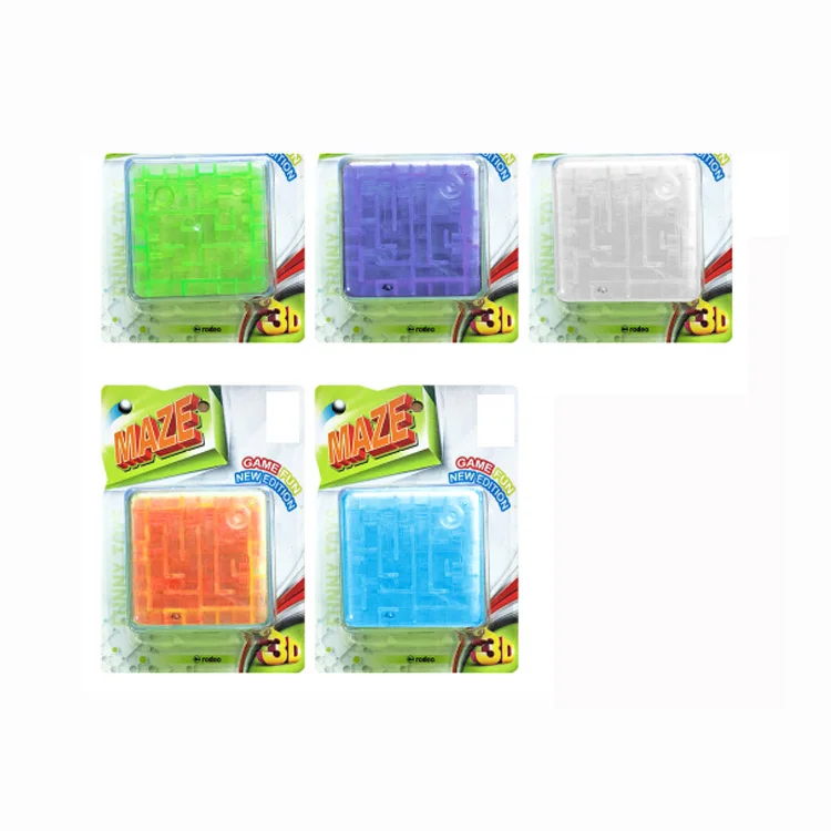 
Wholesale intelligent game plastic 3D magic cube labyrinth for kids 