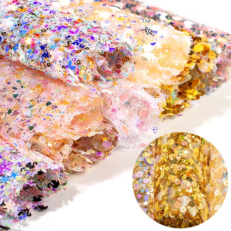 Ocean Shell Sequins Nail Art Table Mat Practice Display Cushion Hand Pillow Rest Foldable Washable Pad Manicure Nails Tools
