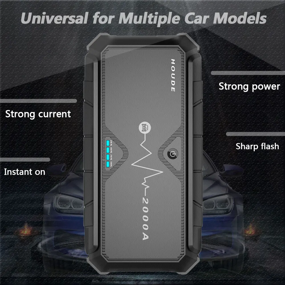  Автомобильное пусковое устройство 18000mAh 20000mah 1000A 1500A 20000A аварийный