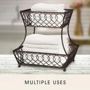 China Manufacture free sample save space home storage fruit basket metal wire basket for kitchen storage