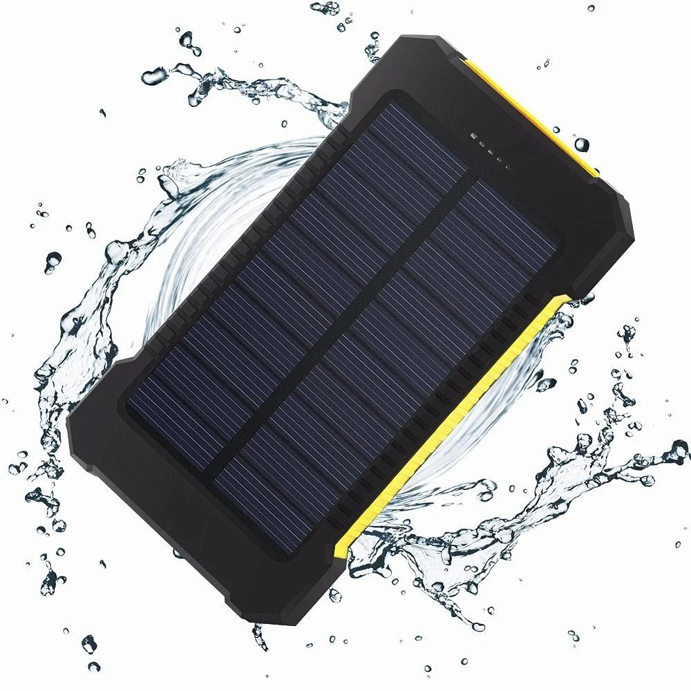 wholesale waterproof solar power bank 10000mah portable power bank  Charging Watch Charger for Iphone Compatible