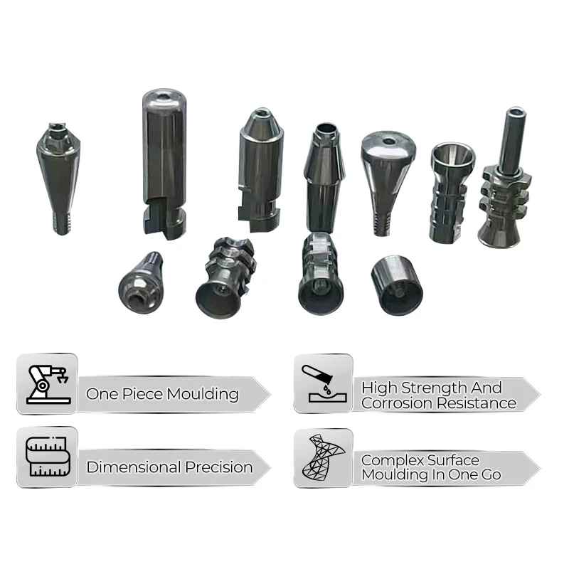 Cnc Oem Custom Implant Abutment Titanium Healing Abutment High Quality Multi-unit Implant Abutment