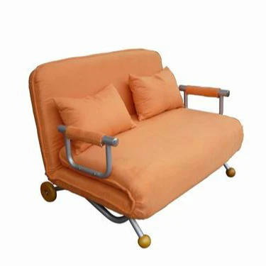 Living Room Chairs Fine Furniture Pull Out Modern Metal Mini 2 seat Living Room Couch Fabric Sofa Bed Apartment Furniture