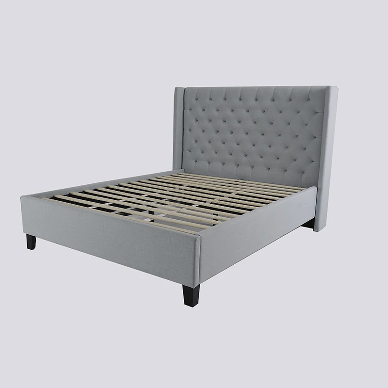 Grey Modern Luxury King Queen Double Size Bedframe