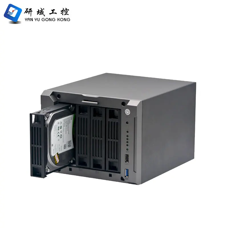  4 секции Barebone Hardware J1900 IPFS мини-Корпус для майнинга подключенный серверный компьютер