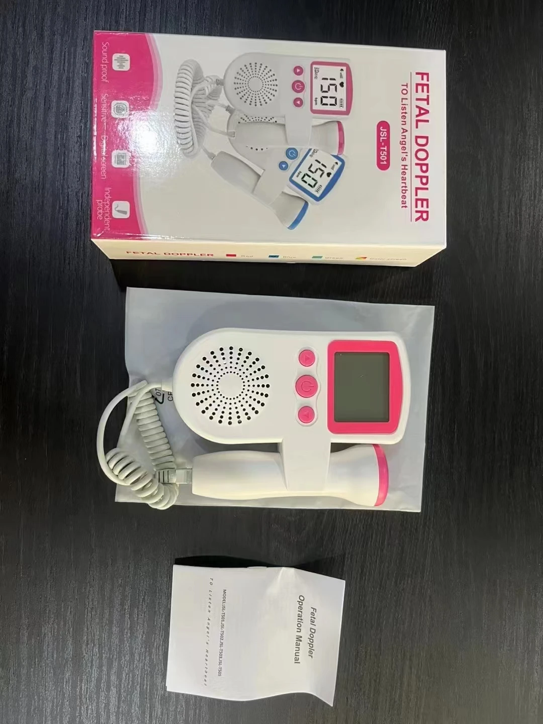 Wholesale Price Household Pregnant Baby Heartbeat Monitor Portable Detector Baby Heart Rate Fetal Doppler