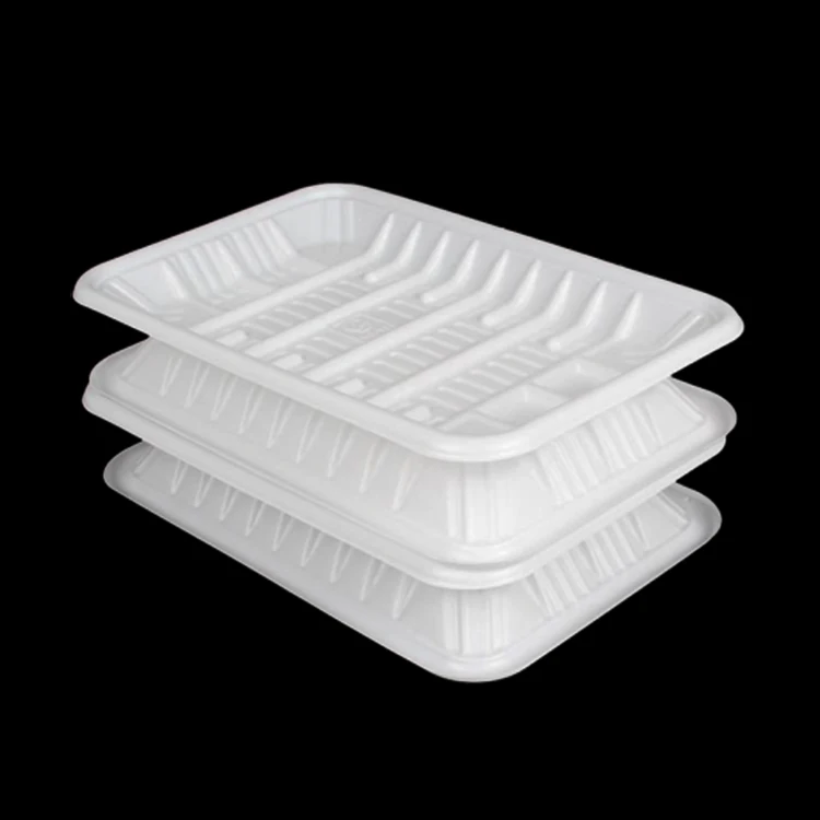 Пластмассовый одноразовый биоразлагаемый лоток для упаковки свежего мяса, фруктов, замороженных пла, ПЭТ, пищевых продуктов (62476423260)