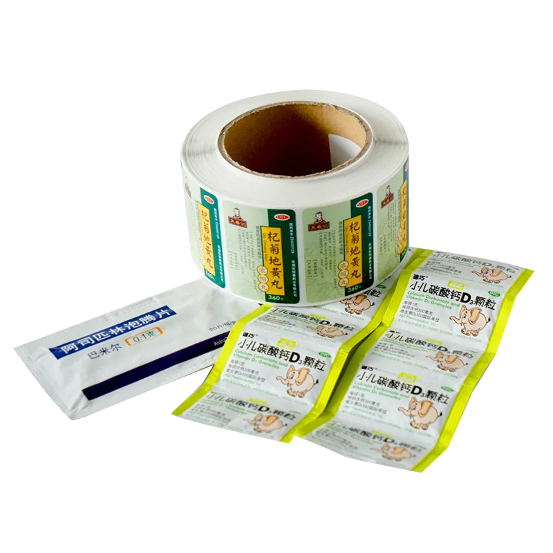 Printing custom food grade PET/AL/PE aluminum foil composite soft plastic bag packaging roll film