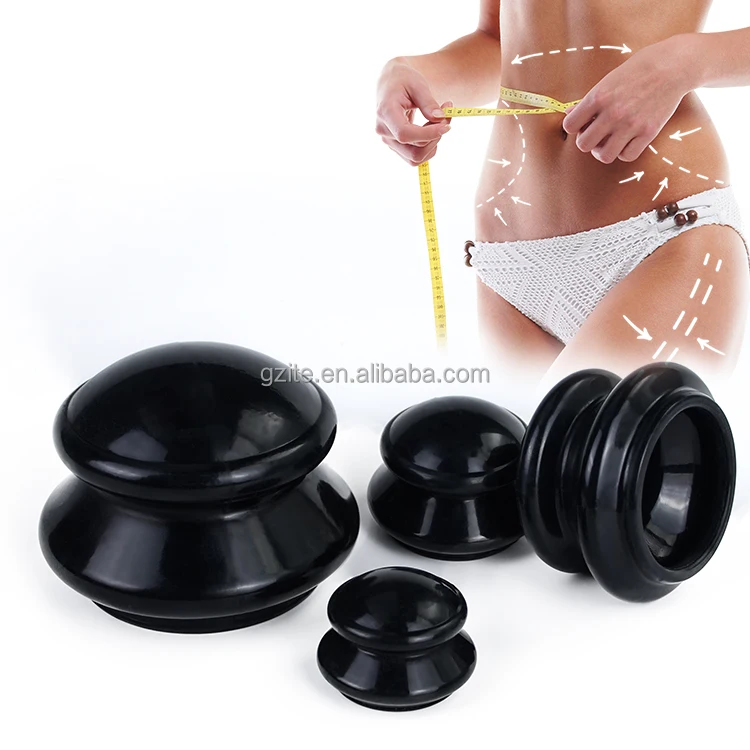 Hot sale massage suction cups artifact massage tools medical grade silicone dual cupping body face massage cupping set