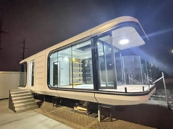 Modular Prefab Container House Space Capsule Home Sleep Pod Space Capsule House Hotel Commercial Space Manufacturer