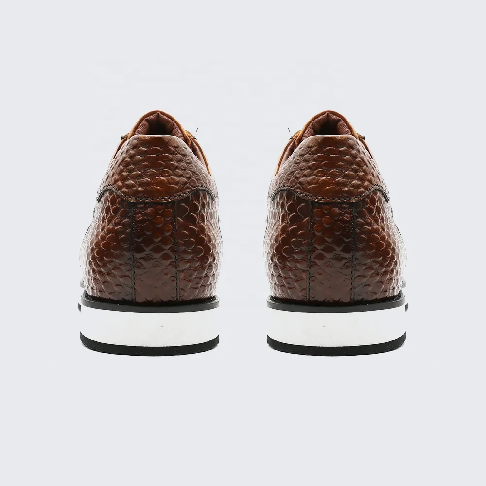 LANCI OEM Sneaker Manufacturer Mens Leather Shoes Customized Casual Designed Sneaker Factory