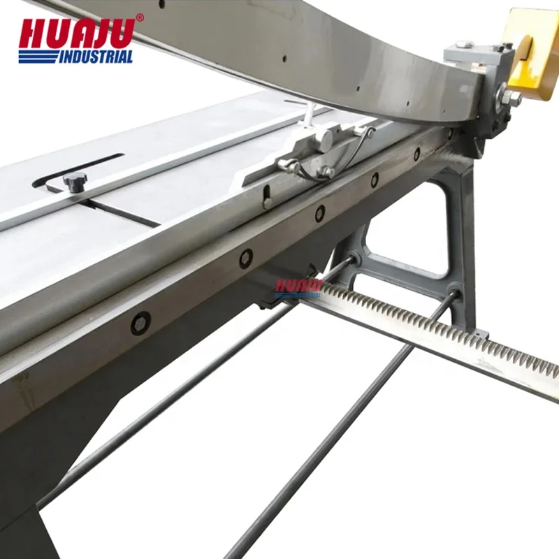 Huaju Industrial KHS-1000 Manual Sheet Metal Cutter Hand Operated Arm Guillotine Plate Shearing Machine