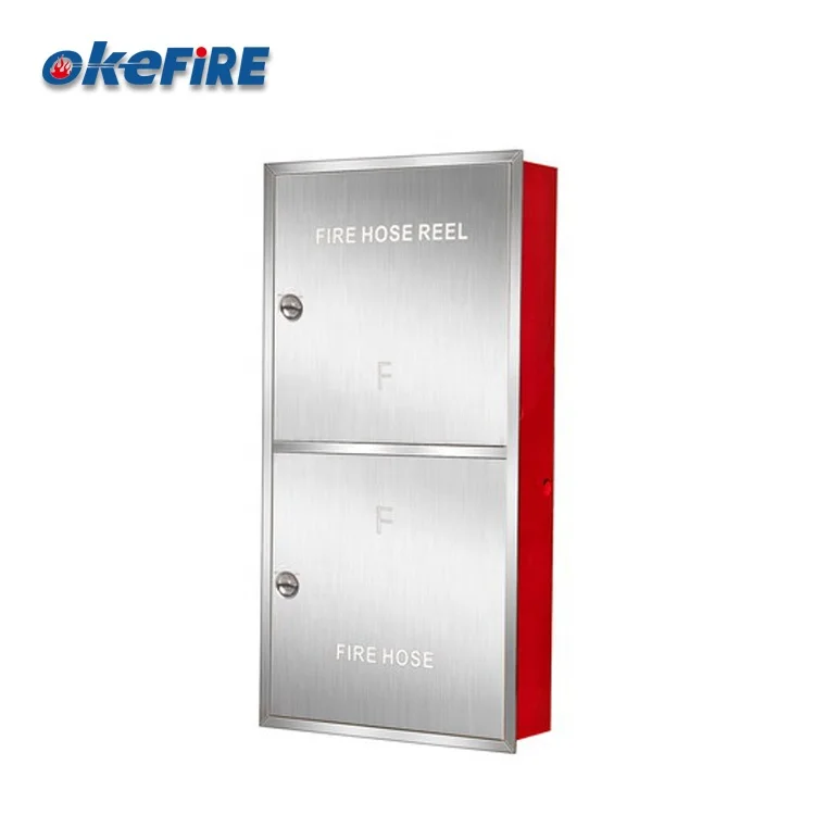 Okefire Fire Stainless Steel Outdoor Recessed Cabinet Fire Extinguisher Cabinet with Lock