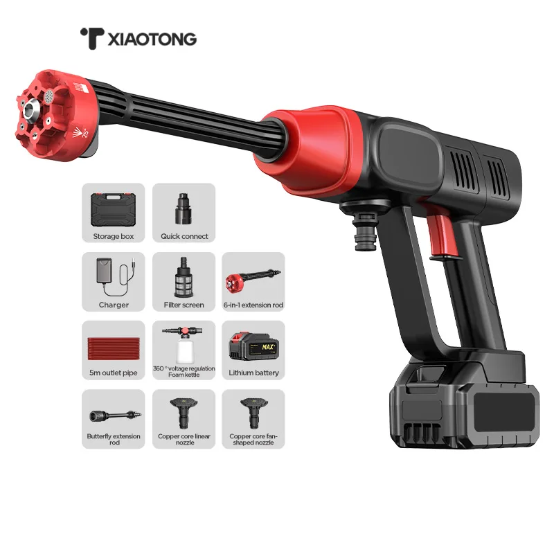 Factory Direct Sales Automatic Car Washer ABS Mini Car Washer 18.5V Power Car Washer