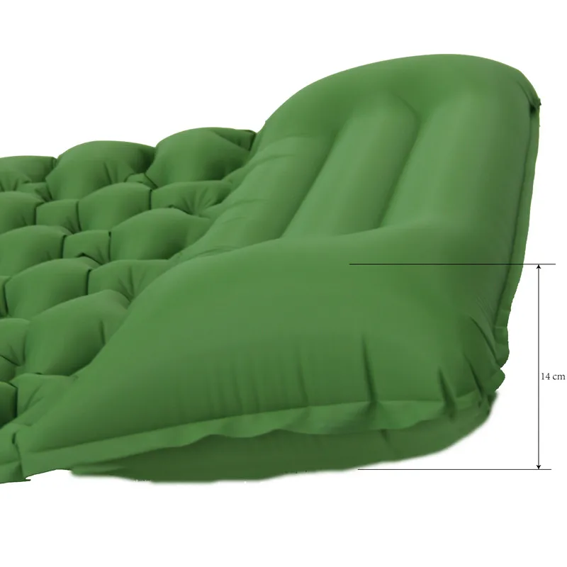 2021 factory supply inflatable oversize thicken light weight compact waterproof TPU camping sleeping pad