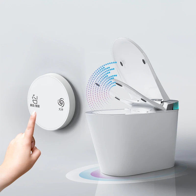 USA FREE SHIPPING Modern Home Bathroom Fully Automatic Auto Flush China Intelligent Toilet Bowl Electronic Bidet Smart Toilet