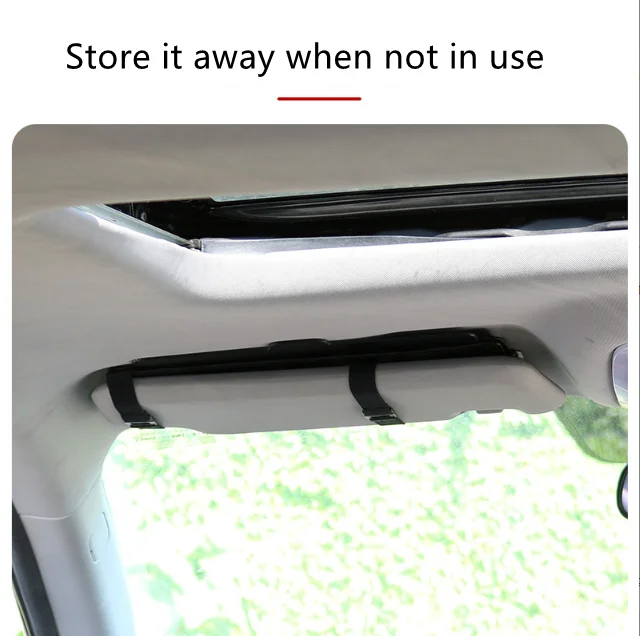 Wholesale Polarized Sun Visor for Car with Zipper Slider Car Sun Visor Sunshade Extender