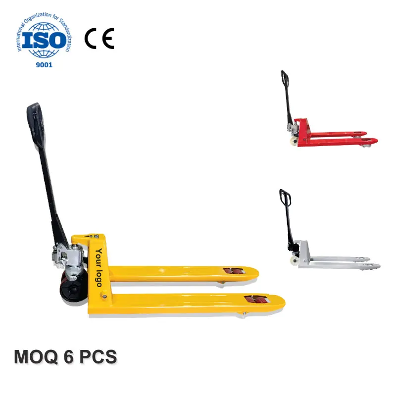 2Ton Red Transport Manual Hydraulic Pallet Truck Hand Pallet Truck For Sale