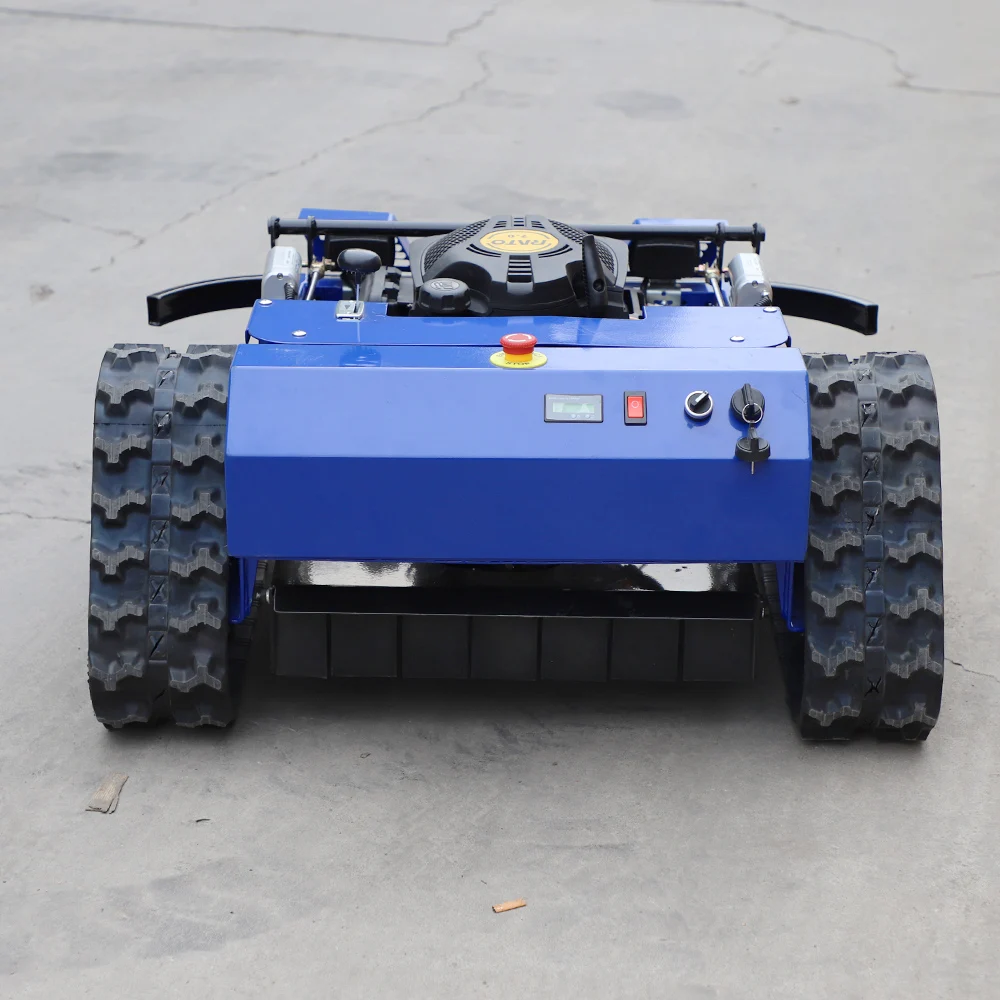 Высококачественная оптовая продажа машина для резки травы мини-гусеничная газонокосилка с дистанционным управлением дешевая цена