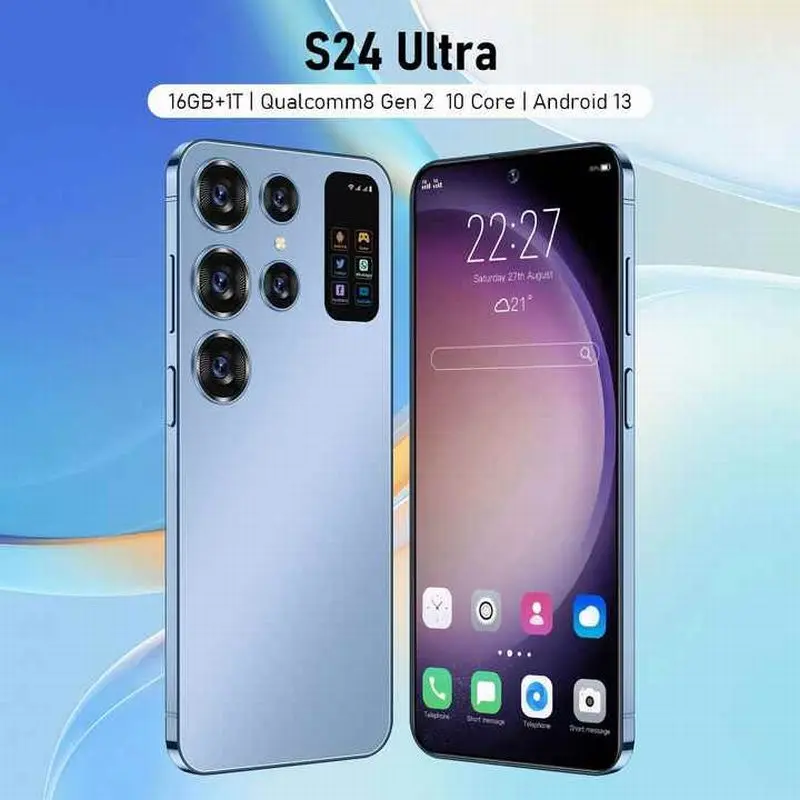 2025 новый высококачественный телефон S24 Ultra 5g 7 0 дюймов 16 ГБ + 1 ТБ Android смартфон 12 мобильных телефонов