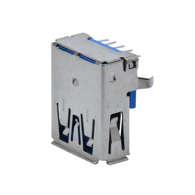USB 3 0 гнездовой разъем 90 градусов горизонтальный штекер usb А ток 9 контактов