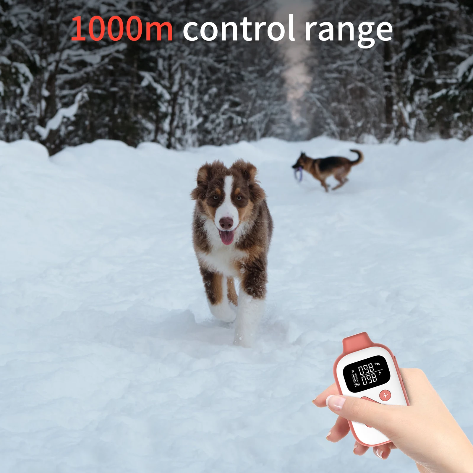 Training Modes Beep Vibration and Shock Up to 3300 ft Remote Dog Training Collar Shock Collar with Remote